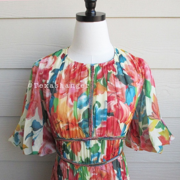 NWT One33 Social The Francesca Floral Maxi Gown Size 4 - Picture 13 of 16